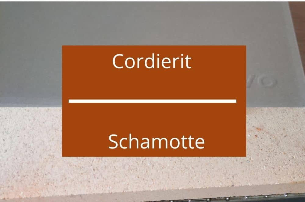 Oberflächen im Vergleich: Cordierit & Schamotte